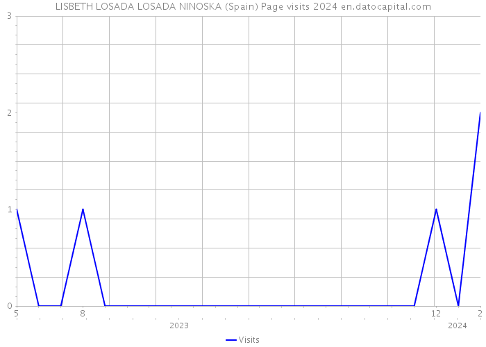 LISBETH LOSADA LOSADA NINOSKA (Spain) Page visits 2024 
