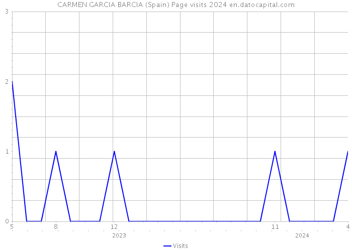 CARMEN GARCIA BARCIA (Spain) Page visits 2024 