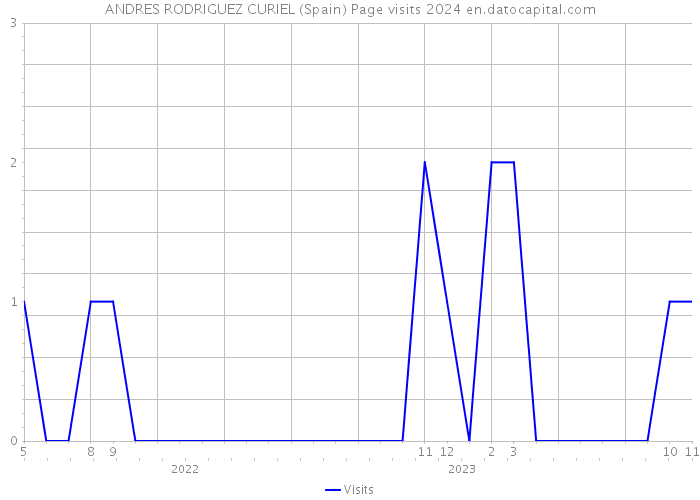 ANDRES RODRIGUEZ CURIEL (Spain) Page visits 2024 