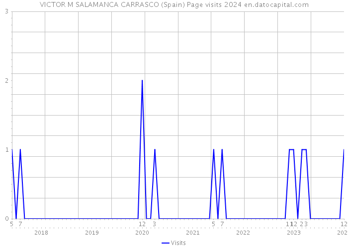VICTOR M SALAMANCA CARRASCO (Spain) Page visits 2024 