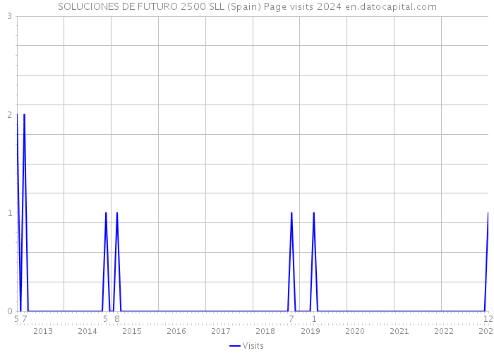 SOLUCIONES DE FUTURO 2500 SLL (Spain) Page visits 2024 