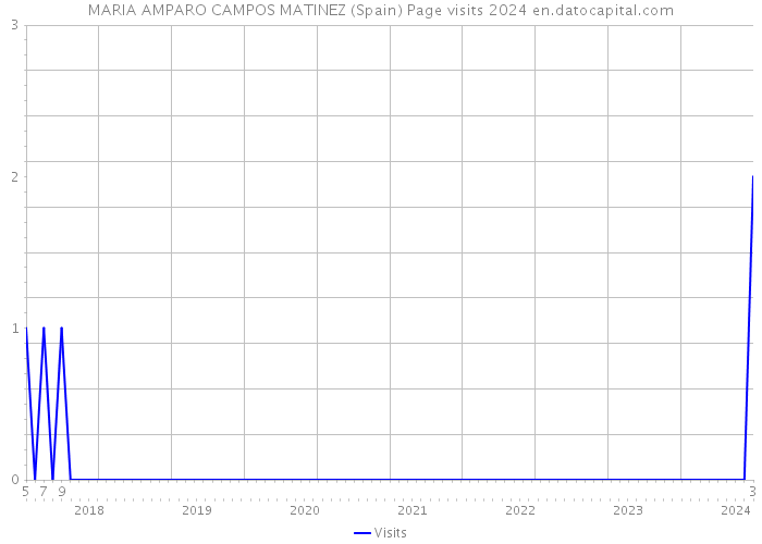 MARIA AMPARO CAMPOS MATINEZ (Spain) Page visits 2024 
