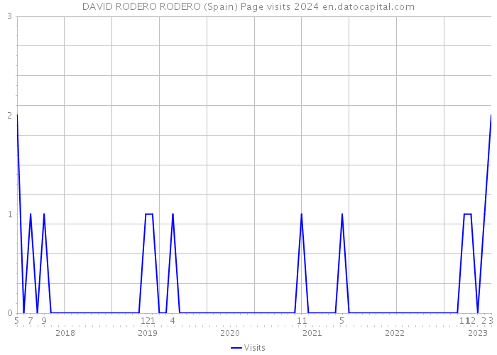 DAVID RODERO RODERO (Spain) Page visits 2024 