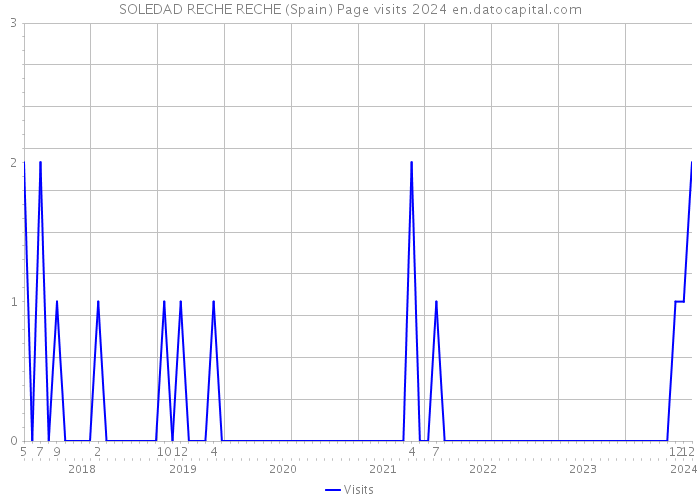 SOLEDAD RECHE RECHE (Spain) Page visits 2024 