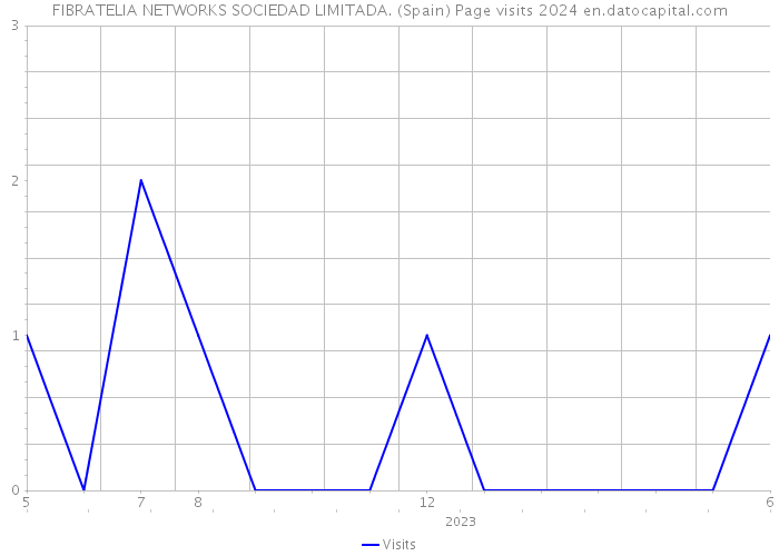FIBRATELIA NETWORKS SOCIEDAD LIMITADA. (Spain) Page visits 2024 