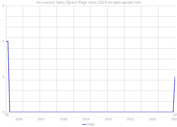 Asociacion Zaitu (Spain) Page visits 2024 