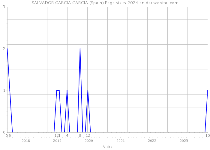 SALVADOR GARCIA GARCIA (Spain) Page visits 2024 