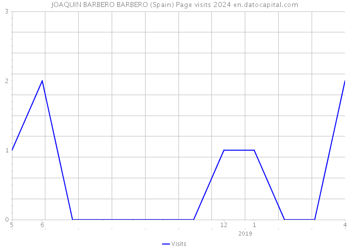 JOAQUIN BARBERO BARBERO (Spain) Page visits 2024 