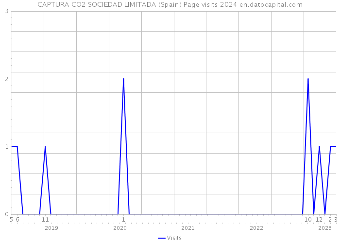 CAPTURA CO2 SOCIEDAD LIMITADA (Spain) Page visits 2024 