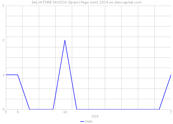 SALVATORE SAVOCA (Spain) Page visits 2024 