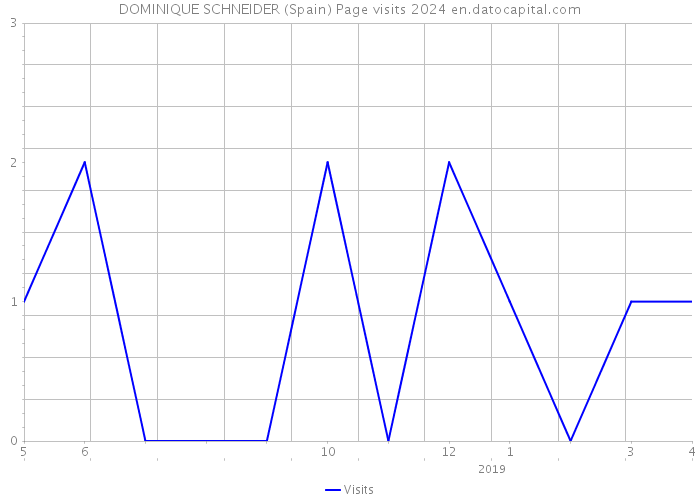 DOMINIQUE SCHNEIDER (Spain) Page visits 2024 