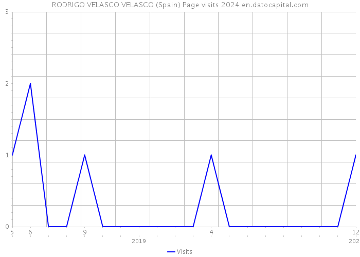RODRIGO VELASCO VELASCO (Spain) Page visits 2024 