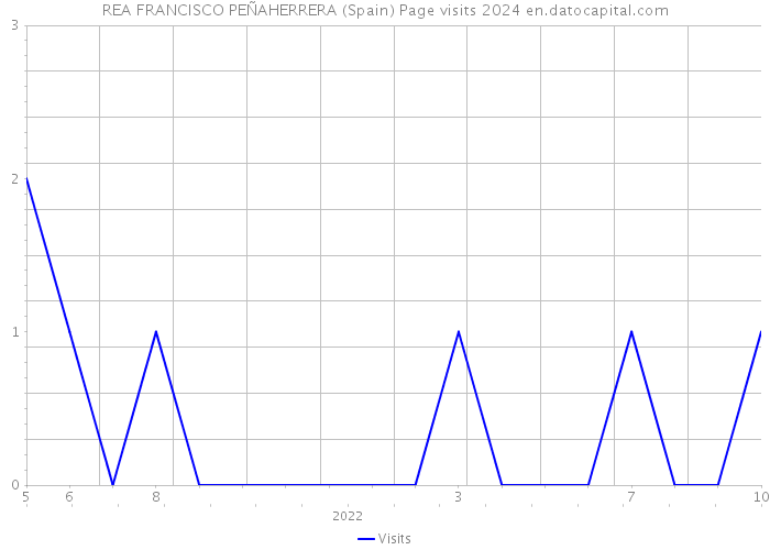REA FRANCISCO PEÑAHERRERA (Spain) Page visits 2024 