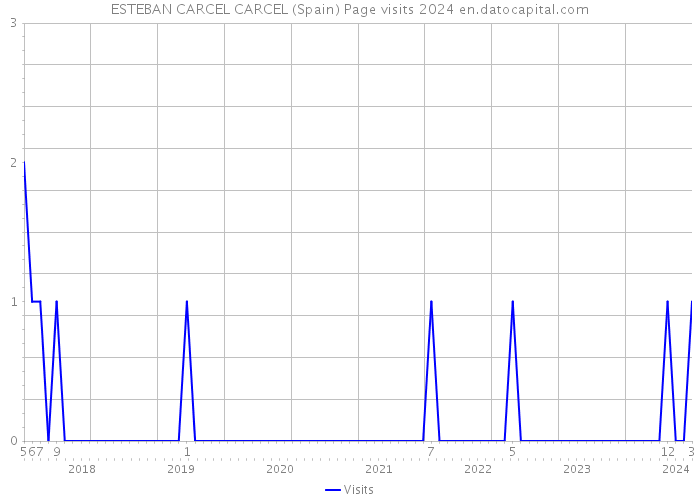 ESTEBAN CARCEL CARCEL (Spain) Page visits 2024 