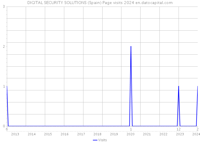 DIGITAL SECURITY SOLUTIONS (Spain) Page visits 2024 