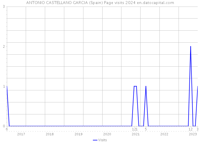 ANTONIO CASTELLANO GARCIA (Spain) Page visits 2024 
