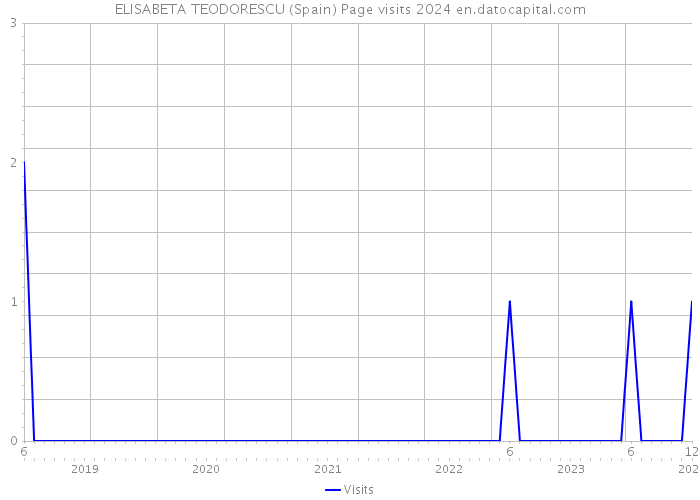 ELISABETA TEODORESCU (Spain) Page visits 2024 