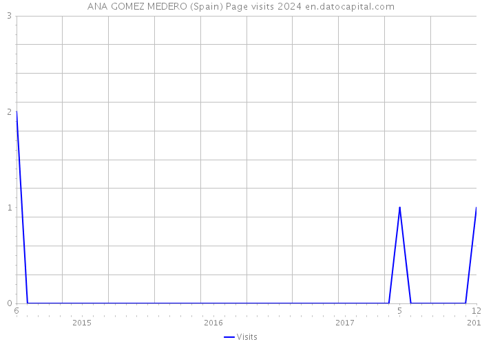 ANA GOMEZ MEDERO (Spain) Page visits 2024 