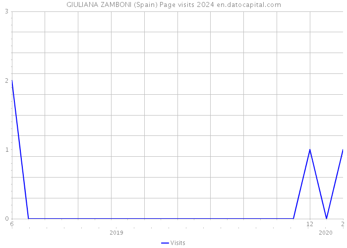 GIULIANA ZAMBONI (Spain) Page visits 2024 