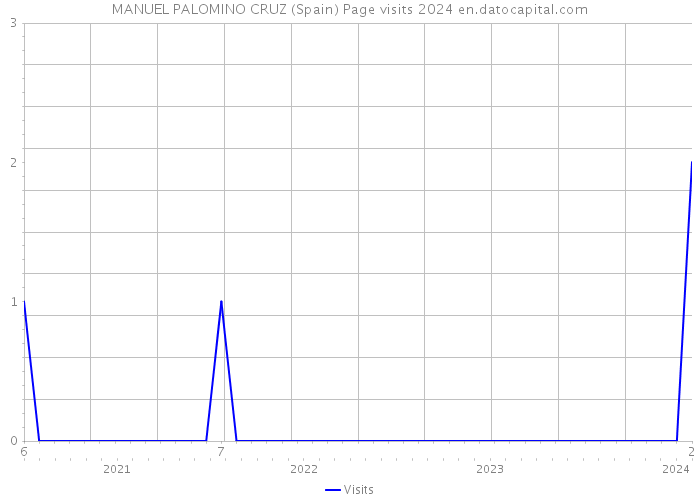 MANUEL PALOMINO CRUZ (Spain) Page visits 2024 