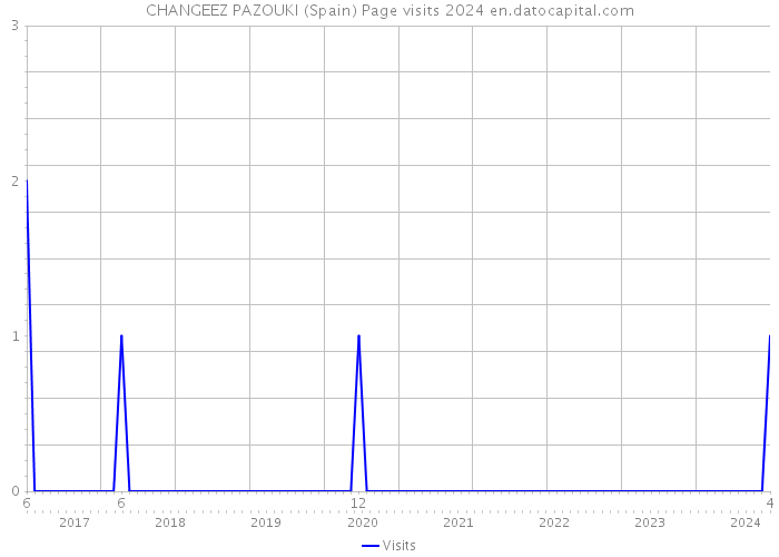 CHANGEEZ PAZOUKI (Spain) Page visits 2024 