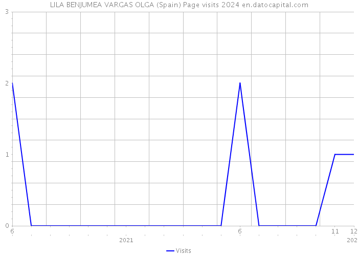 LILA BENJUMEA VARGAS OLGA (Spain) Page visits 2024 