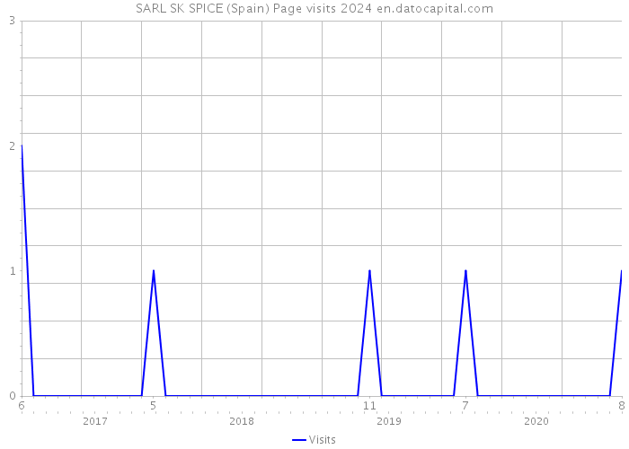 SARL SK SPICE (Spain) Page visits 2024 