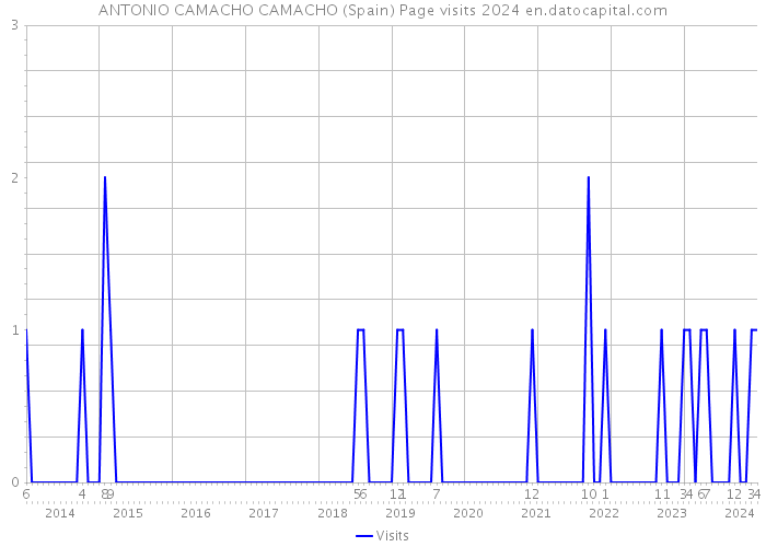 ANTONIO CAMACHO CAMACHO (Spain) Page visits 2024 