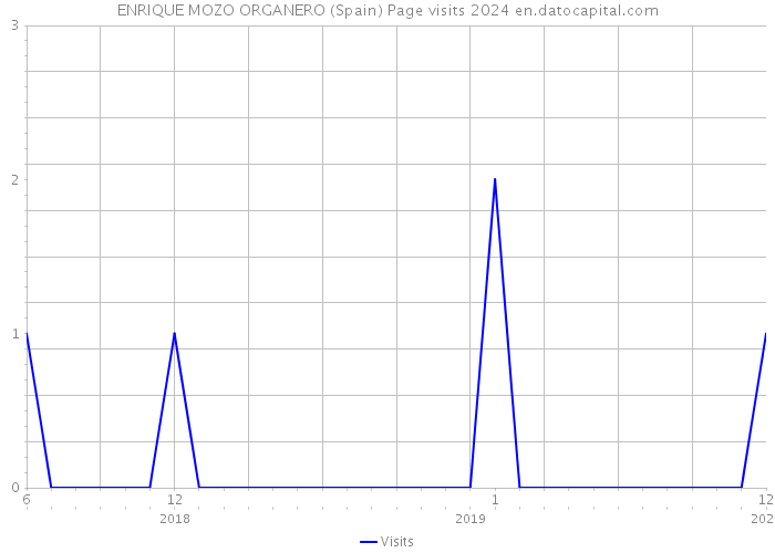 ENRIQUE MOZO ORGANERO (Spain) Page visits 2024 