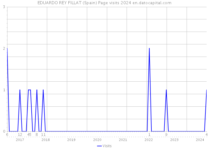 EDUARDO REY FILLAT (Spain) Page visits 2024 