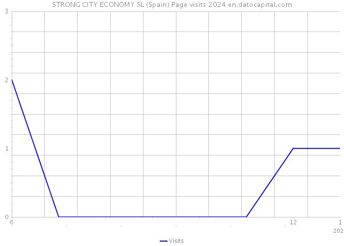 STRONG CITY ECONOMY SL (Spain) Page visits 2024 