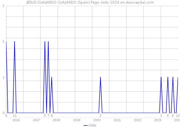 JESUS GUAJARDO GUAJARDO (Spain) Page visits 2024 