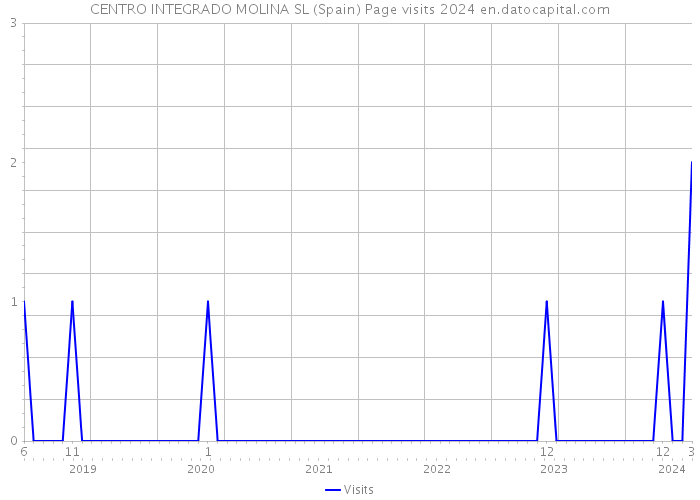 CENTRO INTEGRADO MOLINA SL (Spain) Page visits 2024 