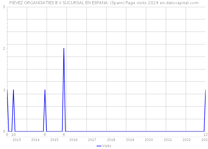 FIEVEZ ORGANISATIES B V SUCURSAL EN ESPANA. (Spain) Page visits 2024 