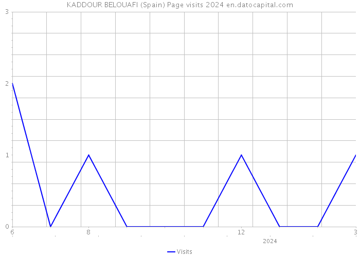 KADDOUR BELOUAFI (Spain) Page visits 2024 
