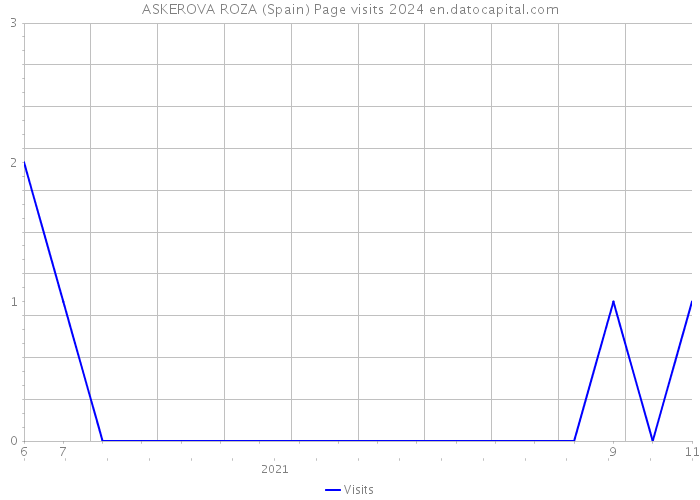 ASKEROVA ROZA (Spain) Page visits 2024 
