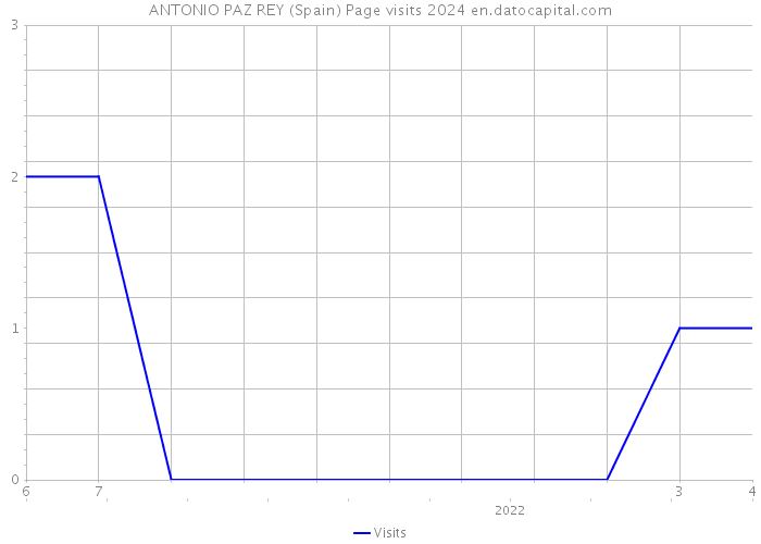 ANTONIO PAZ REY (Spain) Page visits 2024 