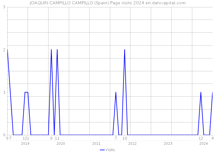 JOAQUIN CAMPILLO CAMPILLO (Spain) Page visits 2024 