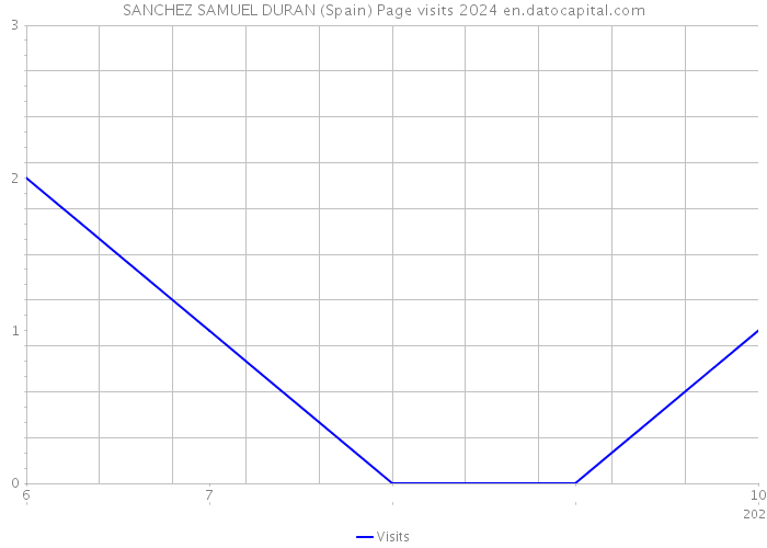 SANCHEZ SAMUEL DURAN (Spain) Page visits 2024 