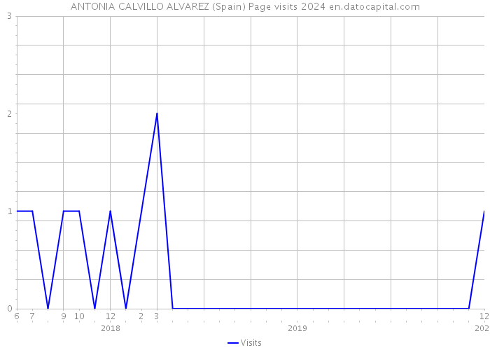 ANTONIA CALVILLO ALVAREZ (Spain) Page visits 2024 