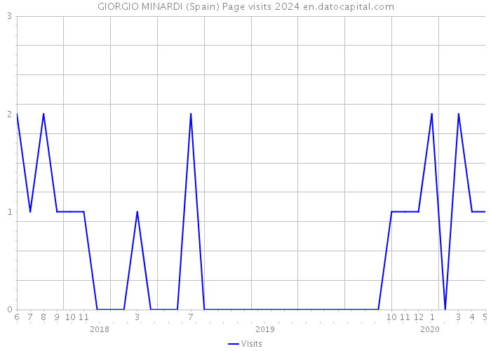 GIORGIO MINARDI (Spain) Page visits 2024 