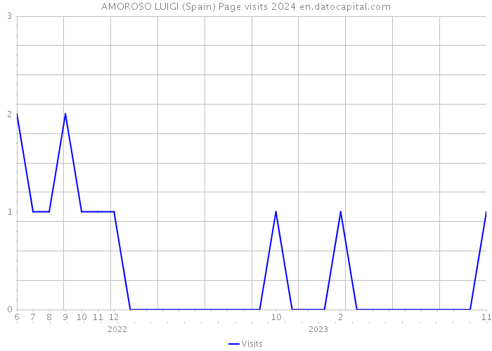 AMOROSO LUIGI (Spain) Page visits 2024 