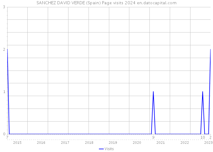 SANCHEZ DAVID VERDE (Spain) Page visits 2024 