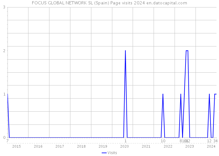 FOCUS GLOBAL NETWORK SL (Spain) Page visits 2024 
