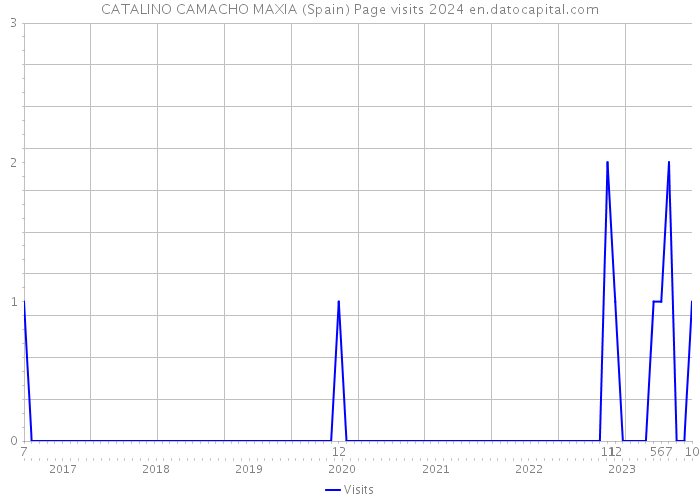 CATALINO CAMACHO MAXIA (Spain) Page visits 2024 