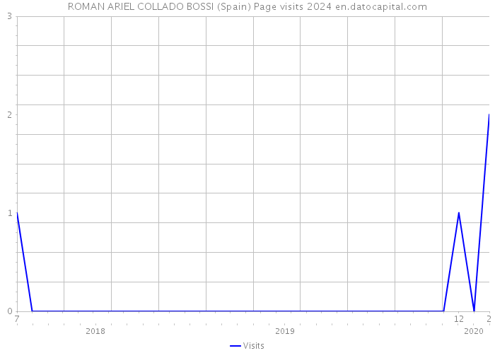 ROMAN ARIEL COLLADO BOSSI (Spain) Page visits 2024 