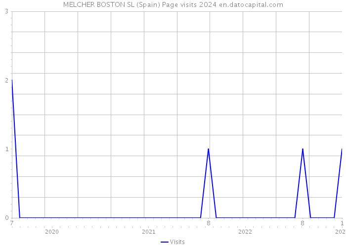 MELCHER BOSTON SL (Spain) Page visits 2024 