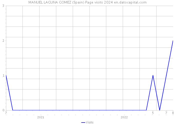 MANUEL LAGUNA GOMEZ (Spain) Page visits 2024 