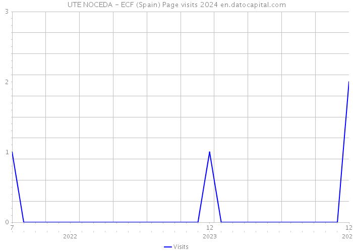UTE NOCEDA - ECF (Spain) Page visits 2024 
