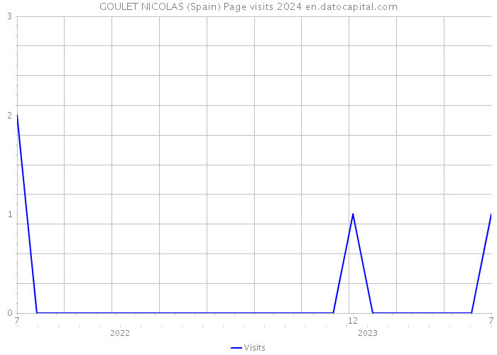 GOULET NICOLAS (Spain) Page visits 2024 